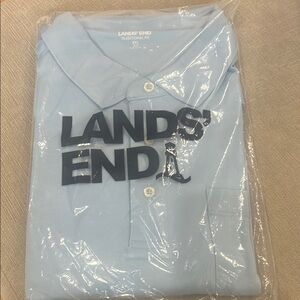 Lands' End Men's Blue Shirt